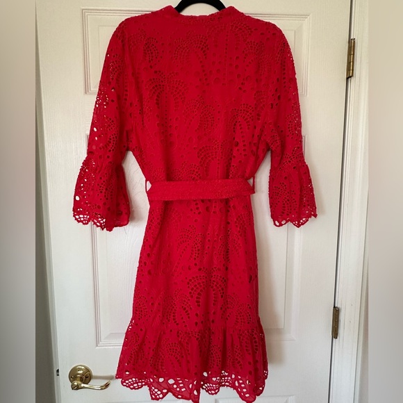 FARM Rio Red Lace Dress - Picture 4 of 6